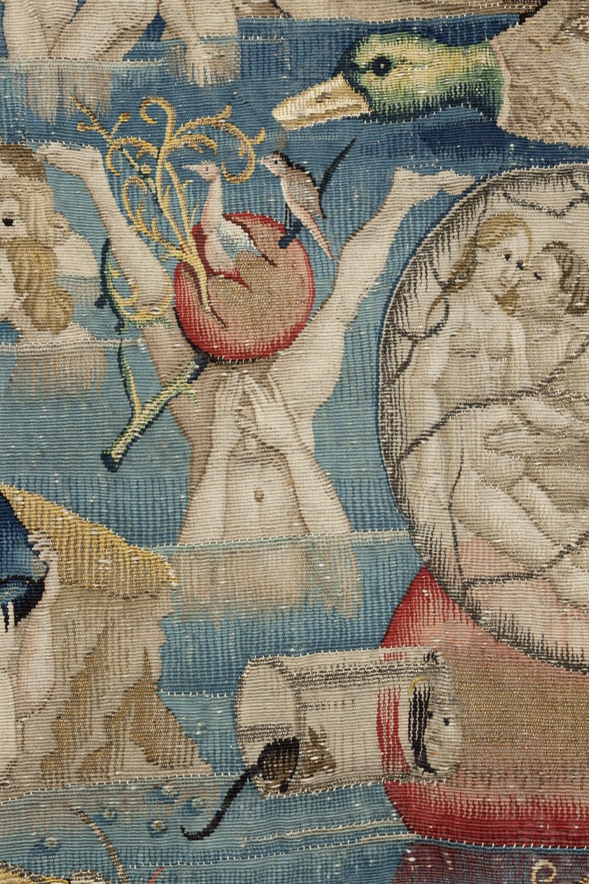 The Garden of Earthly Delights. ca. 1560 (tapeçaria) de Hieronymus (after) Bosch