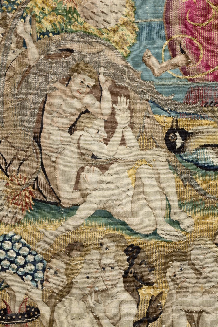 The Garden of Earthly Delights. ca. 1560 (tapeçaria) de Hieronymus (after) Bosch