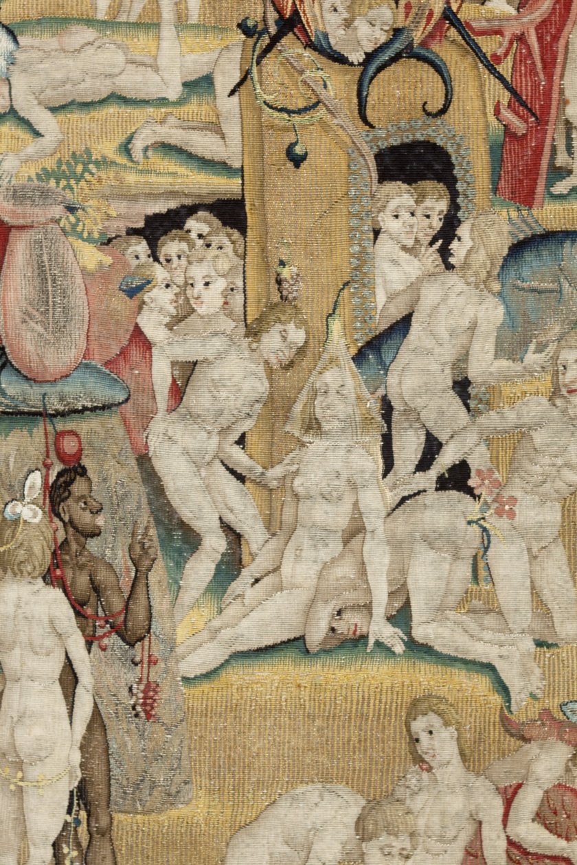 The Garden of Earthly Delights. ca. 1560 (tapeçaria) de Hieronymus (after) Bosch