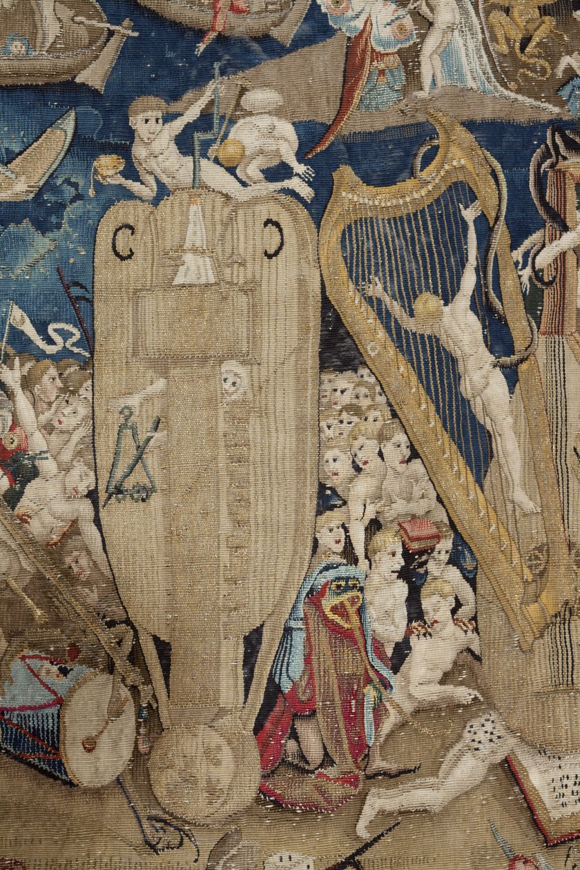 The Garden of Earthly Delights. ca. 1560 (tapeçaria) de Hieronymus (after) Bosch