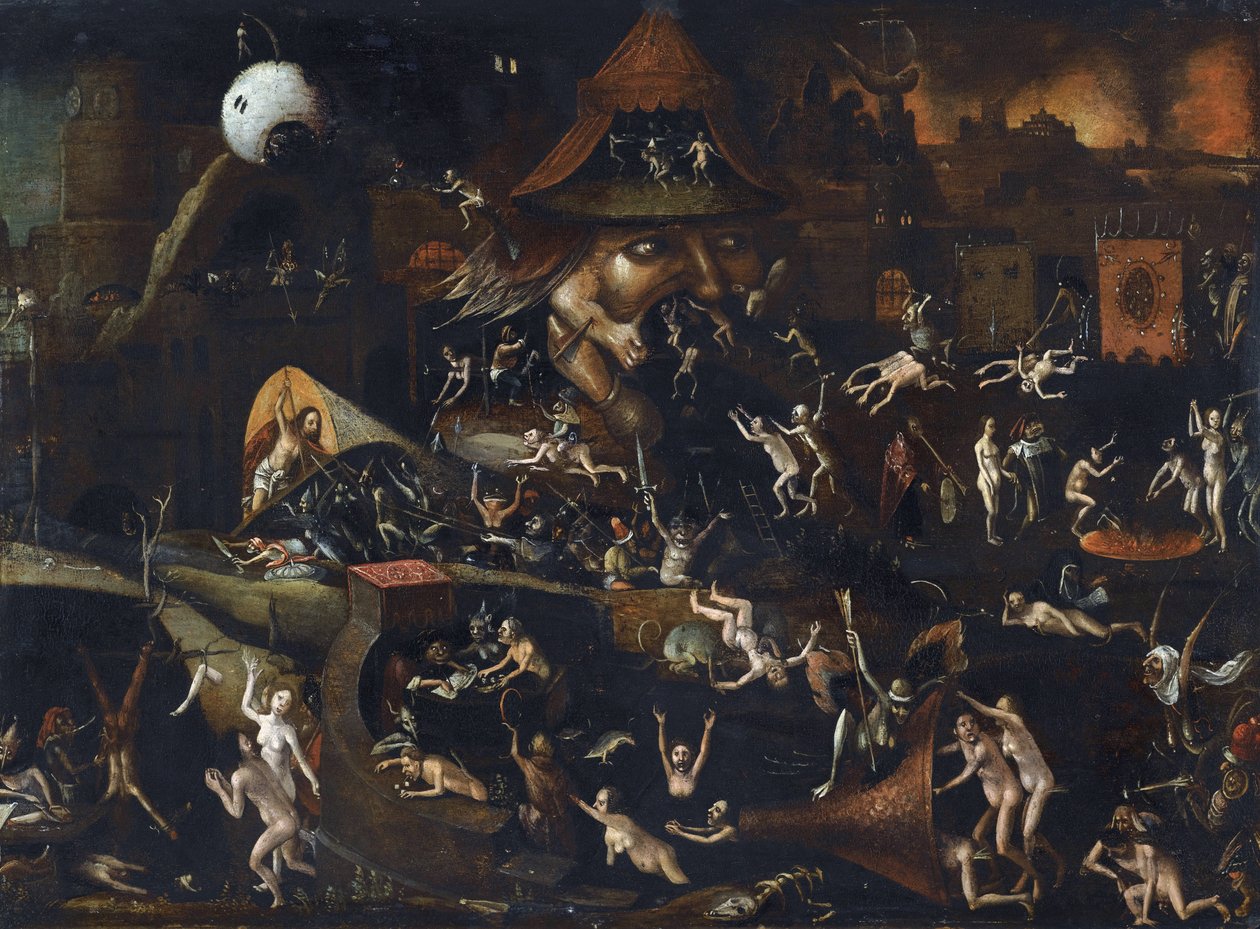 Descente aux Enfers - O Grito do Inferno par Bosch, Hieronymus de Hieronymus (school of) Bosch