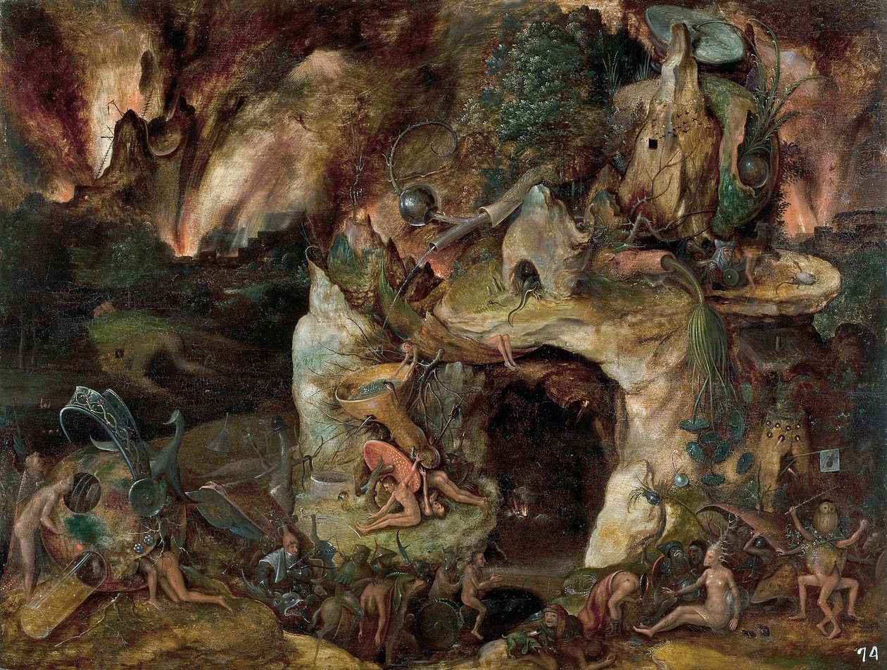 "Paysage des enfers" (Paisagem Inferna) Peinture de l