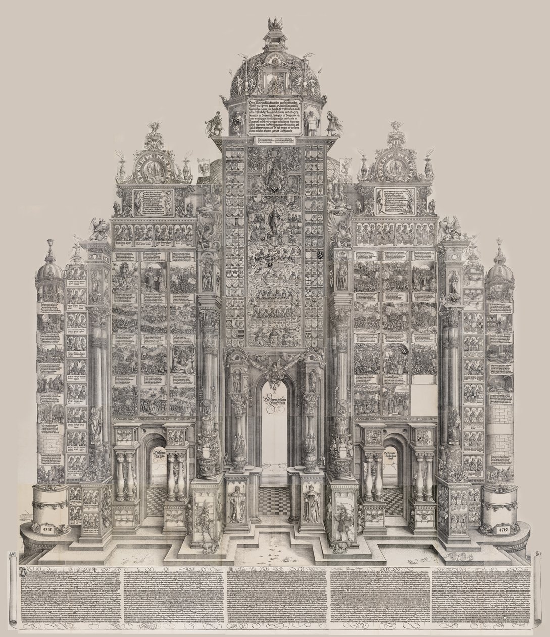 Arco de Honra, 1515, impresso 151718., 1515, impresso 151718. de Hieronymus Andreae