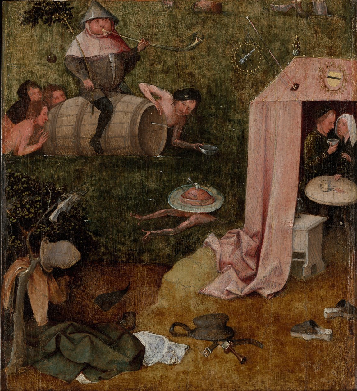 Uma Alegoria de Intemperança de Hieronymus Bosch
