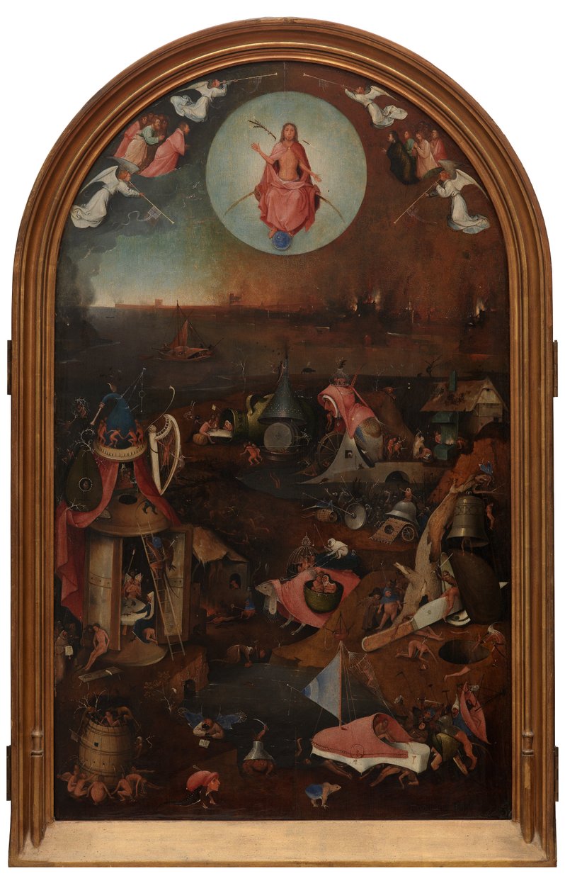 Painel central do Juízo Final (óleo sobre painel) de Hieronymus Bosch