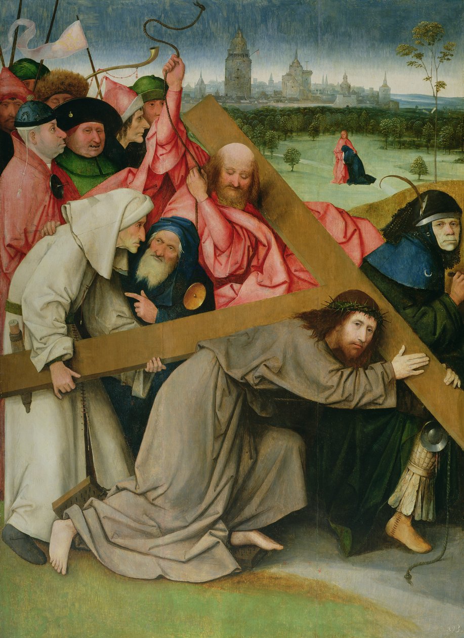 Cristo carregando a cruz de Hieronymus Bosch