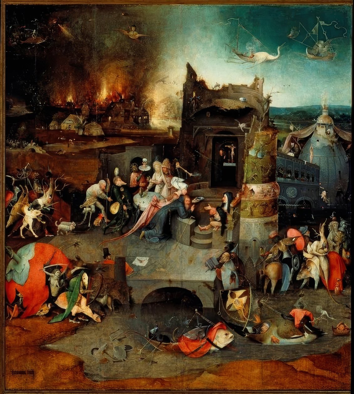 A tentação de Santo Antônio de Hieronymus Bosch