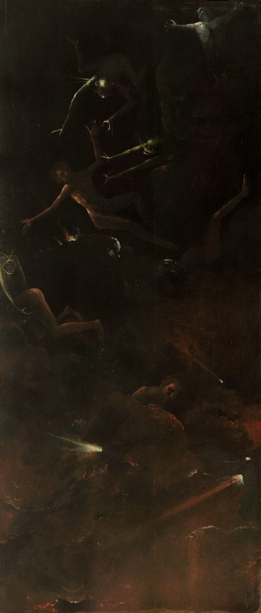Quatro Visões do Além, ca 1490-1510. de Hieronymus Bosch