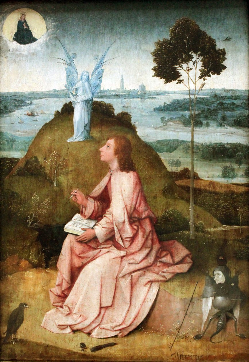 São João Evangelista em Patmos
Título(s) alternativo(s):
 São João em Patmos
São João em Patmos de Hieronymus Bosch