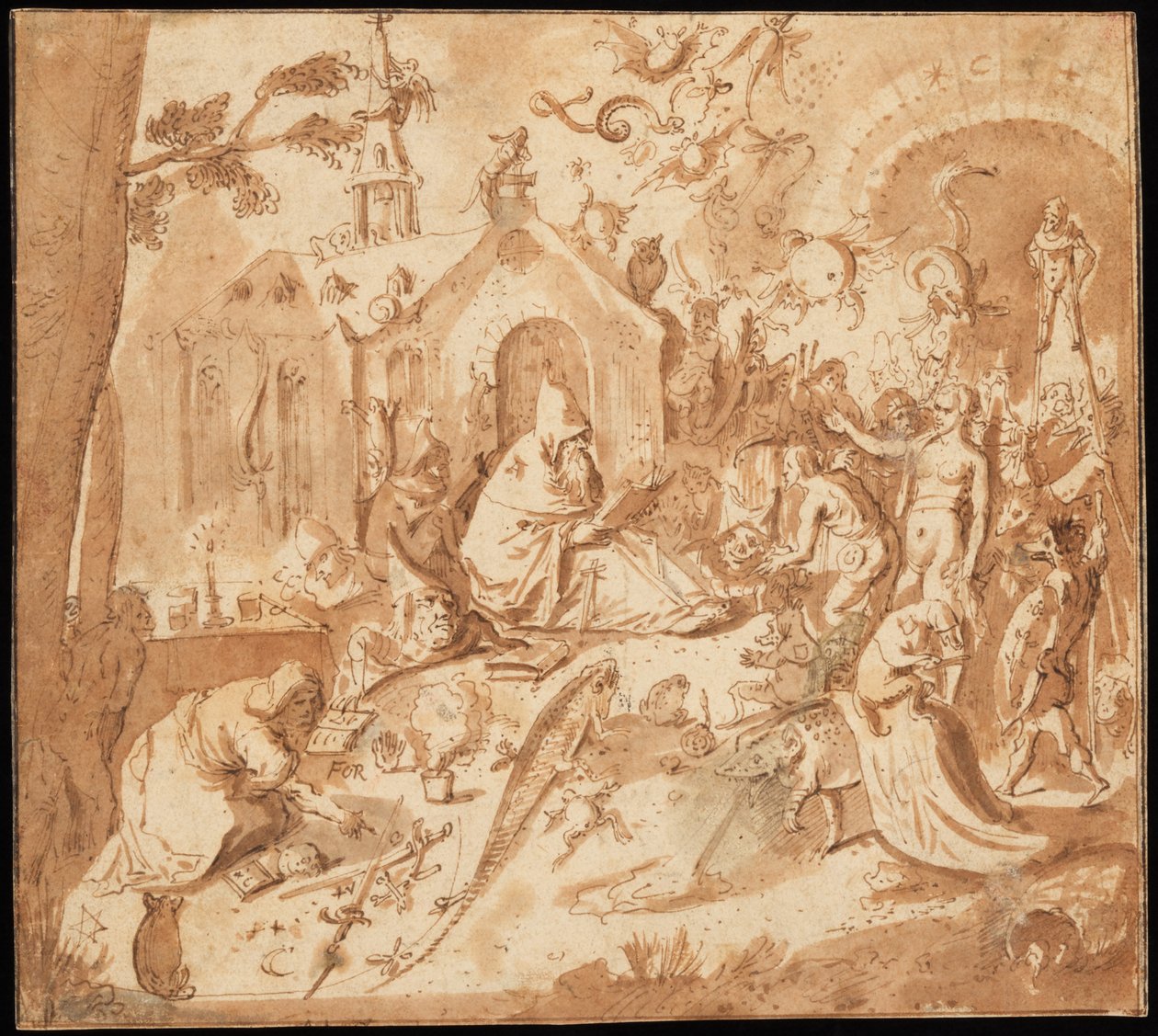 A tentação de Santo António de Hieronymus Bosch