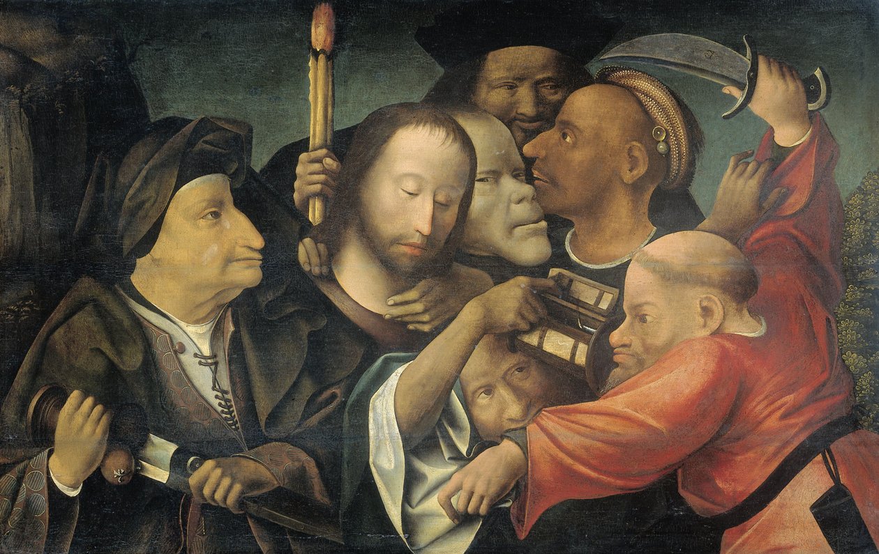 A prisão de Cristo, c. 1530-50 de Hieronymus Bosch
