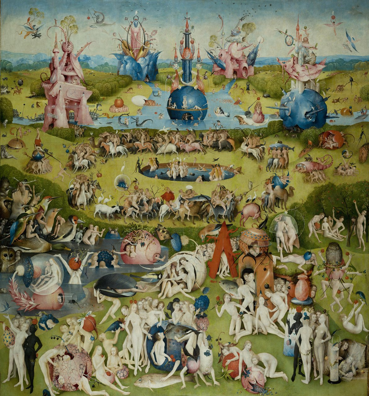 O Jardim das Delícias Terrestres de Hieronymus Bosch
