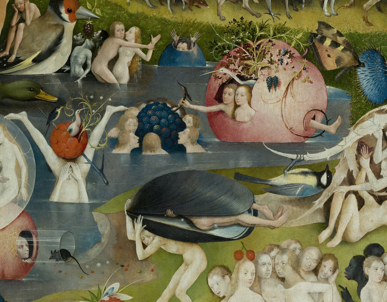 O Jardim das Delícias da Terra de Hieronymus Bosch