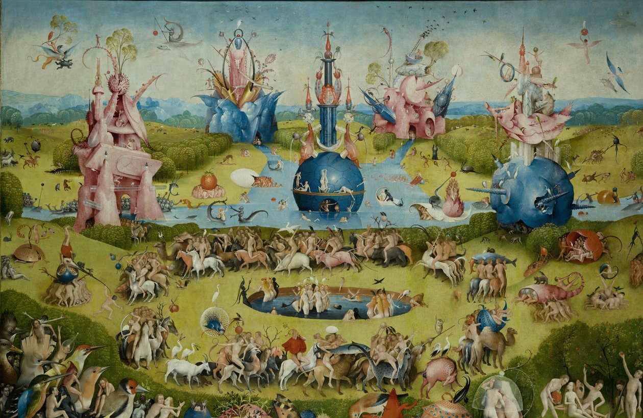 O Jardim das Delícias da Terra de Hieronymus Bosch