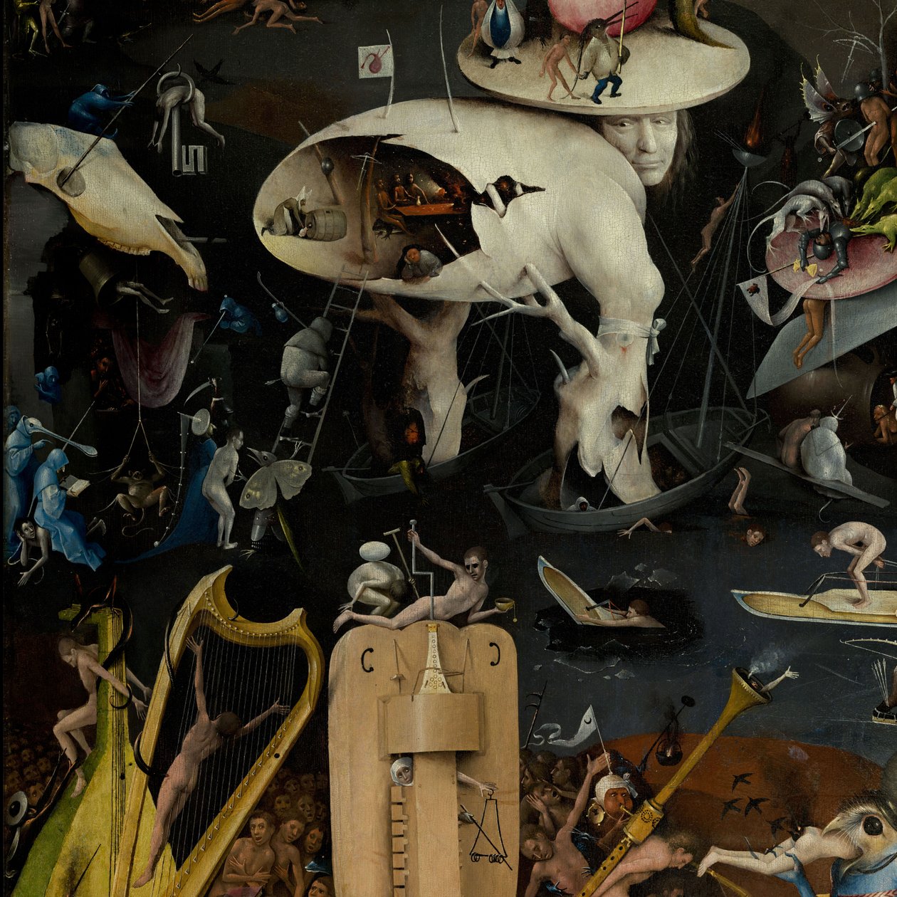 O Jardim das Delícias Terrenas, 1490-1500 de Hieronymus Bosch