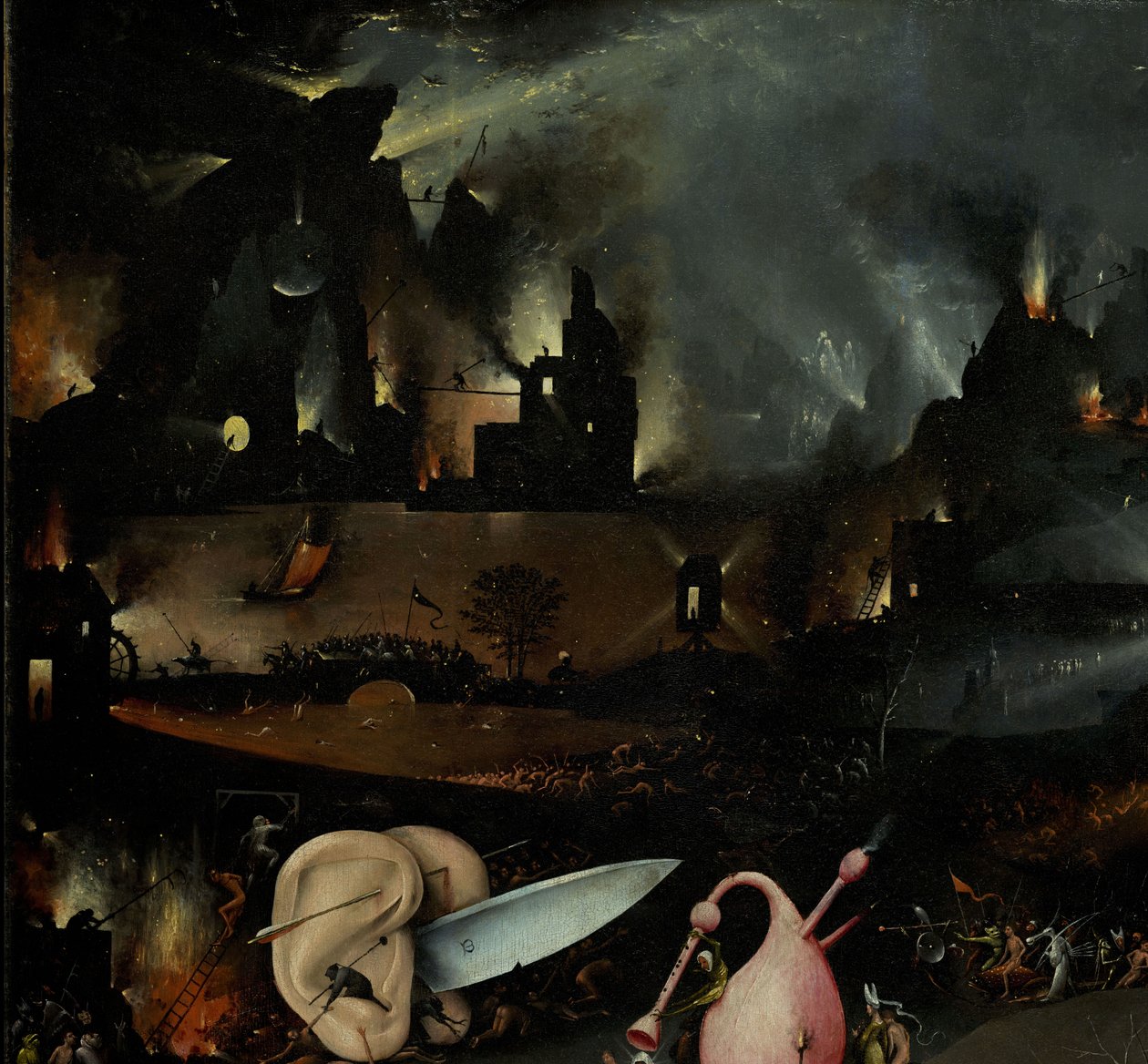 O Jardim das Delícias Terrenas, 1490-1500 de Hieronymus Bosch