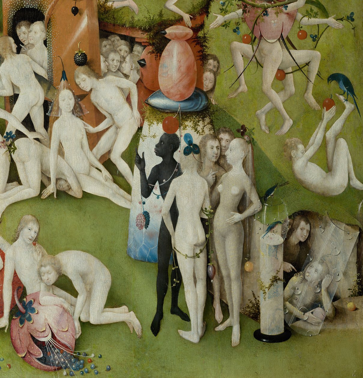 O Jardim das Delícias Terrenas, 1490-1500 de Hieronymus Bosch