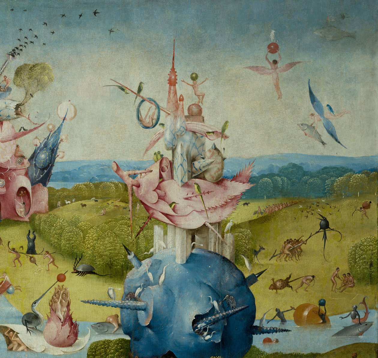 O Jardim das Delícias Terrenas, 1490-1500 de Hieronymus Bosch