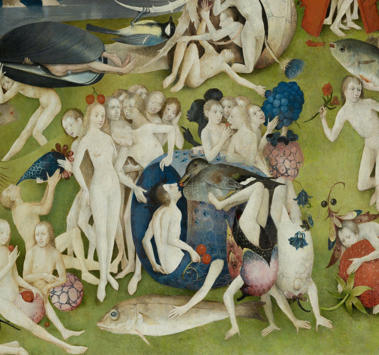 O Jardim das Delícias Terrenas, 1490-1500 de Hieronymus Bosch