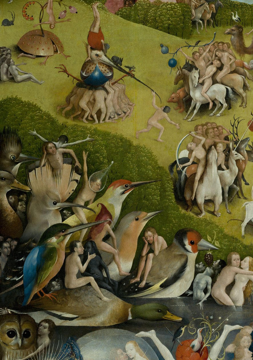 O Jardim das Delícias Terrenas, 1490-1500 de Hieronymus Bosch