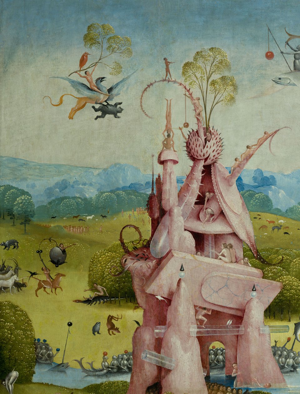 O Jardim das Delícias Terrenas, 1490-1500 de Hieronymus Bosch