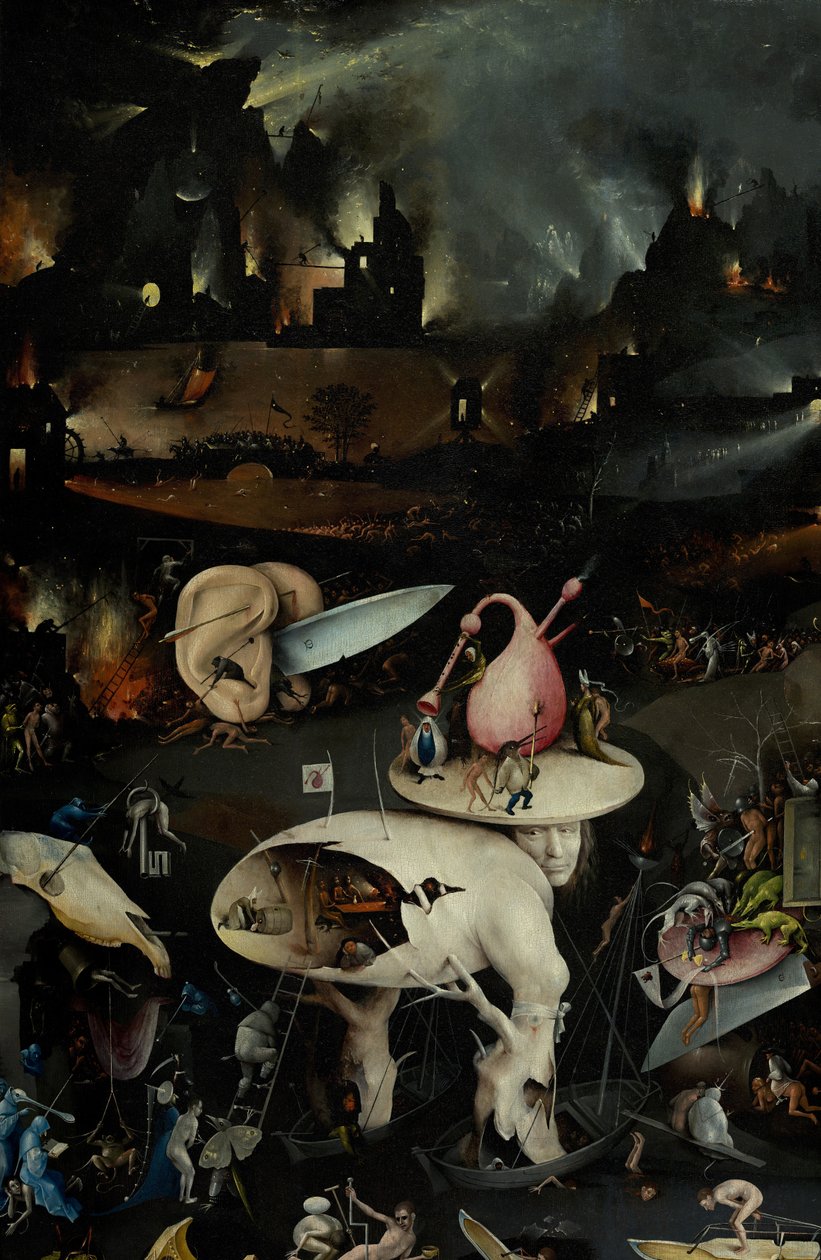O Jardim das Delícias Terrenas, 1490-1500 de Hieronymus Bosch