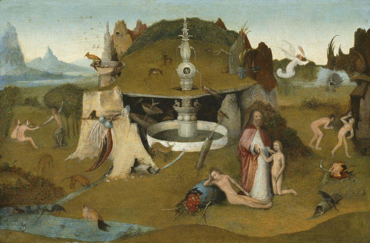 O Jardim do Paraíso, 1510-20 de Hieronymus Bosch