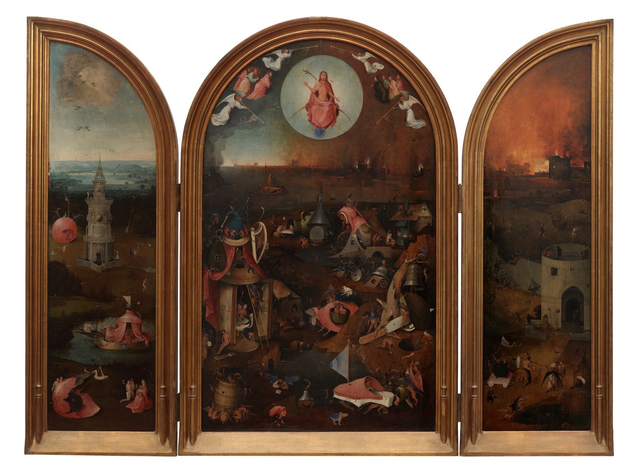O Juízo Final (petróleo no painel) de Hieronymus Bosch