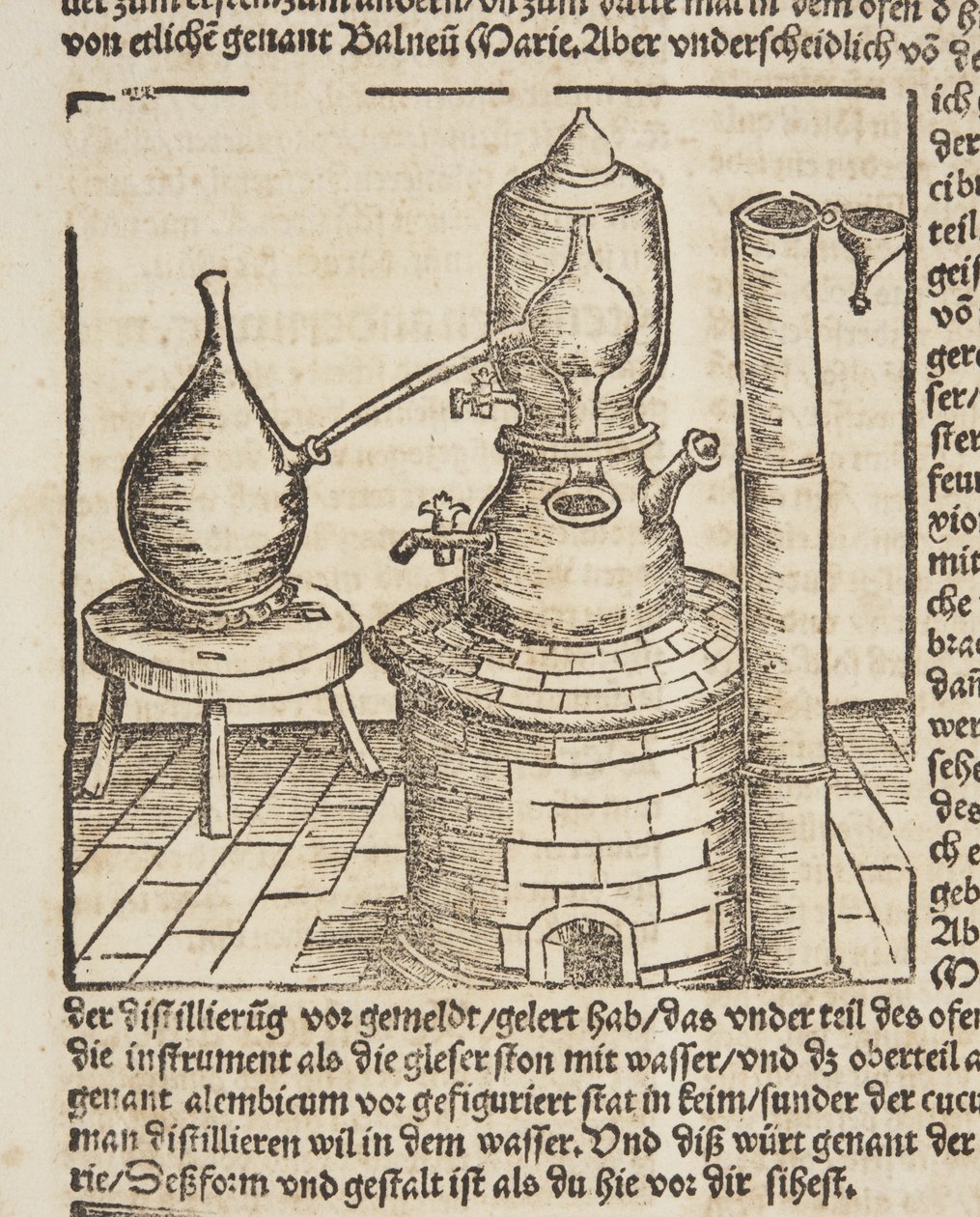 O livro sobre destilar de Hieronymus Brunschwig