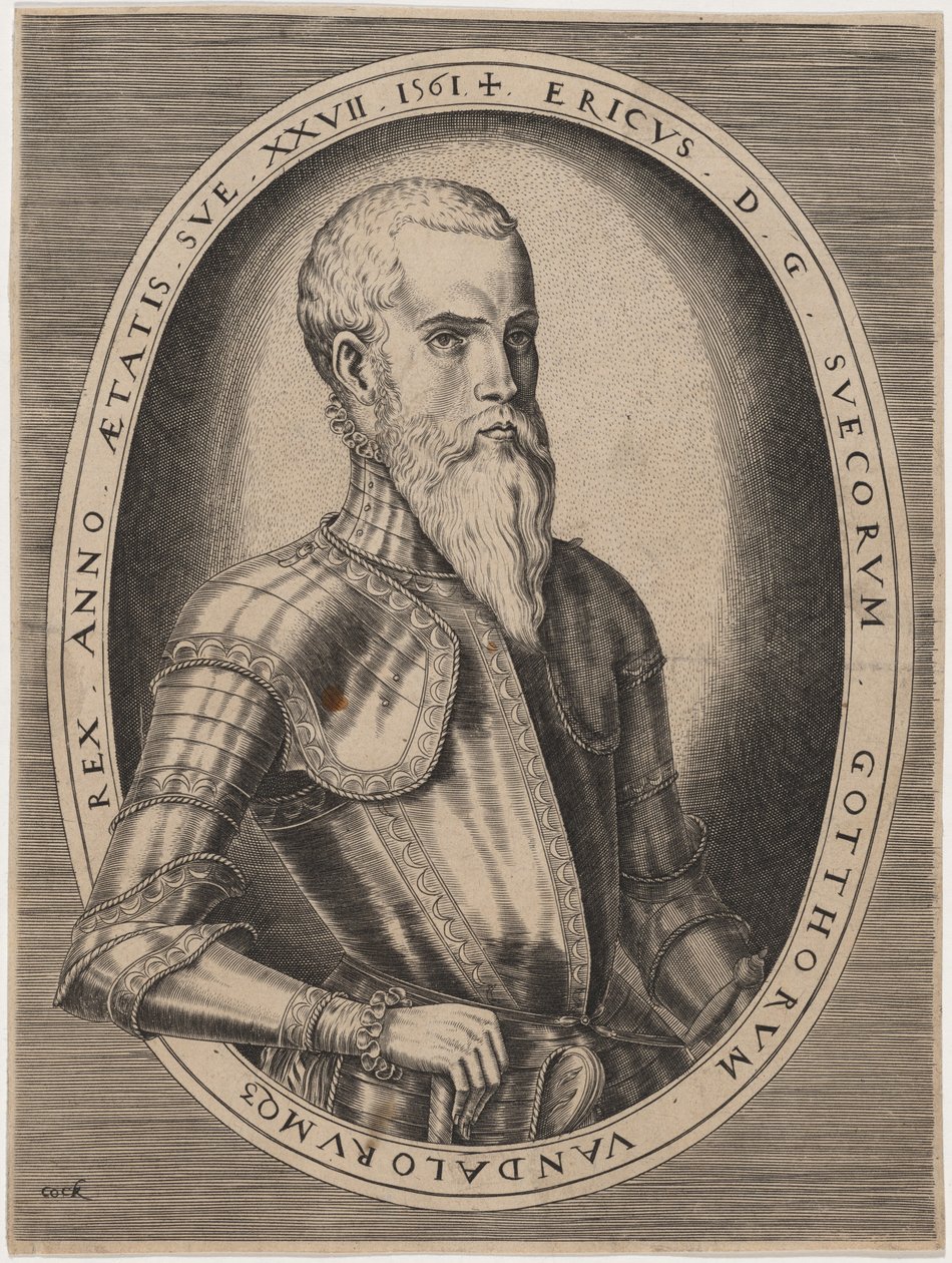 Érico XIV, rei da Suécia de Hieronymus Cock