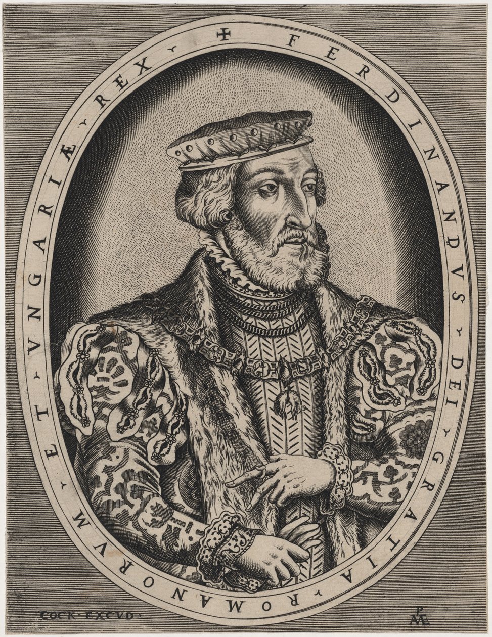 Ferdinand I, Imperador Romano de Hieronymus Cock