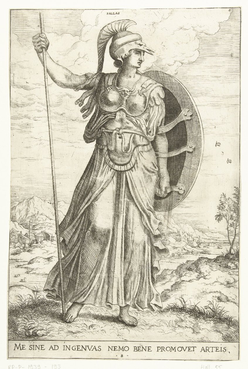 Minerva de Hieronymus Cock