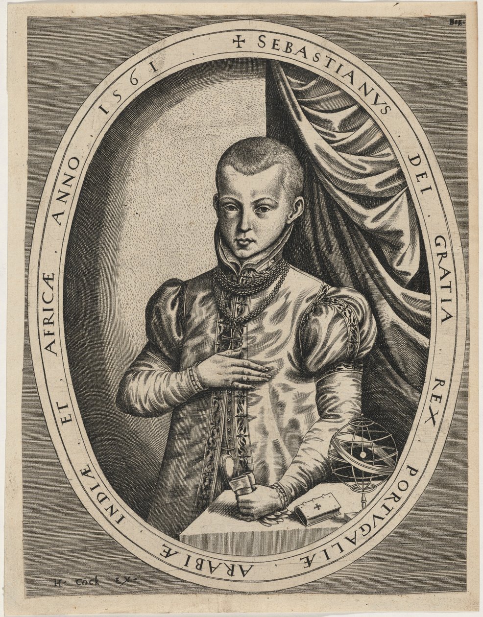 Sebastião, Rei de Portugal de Hieronymus Cock