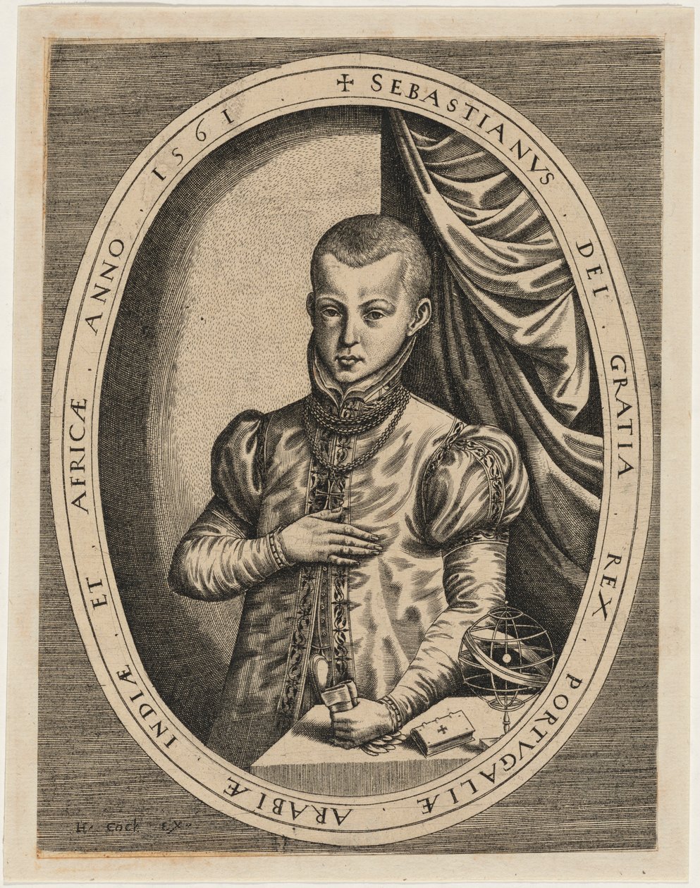Sebastião, Rei de Portugal de Hieronymus Cock