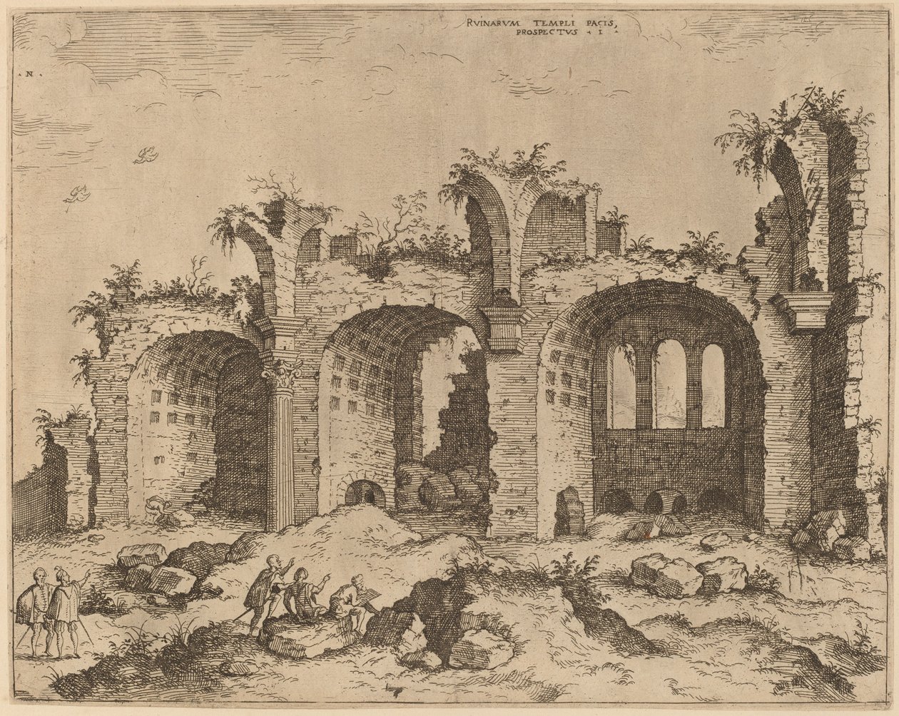 A Basílica de Constantino de Hieronymus Cock