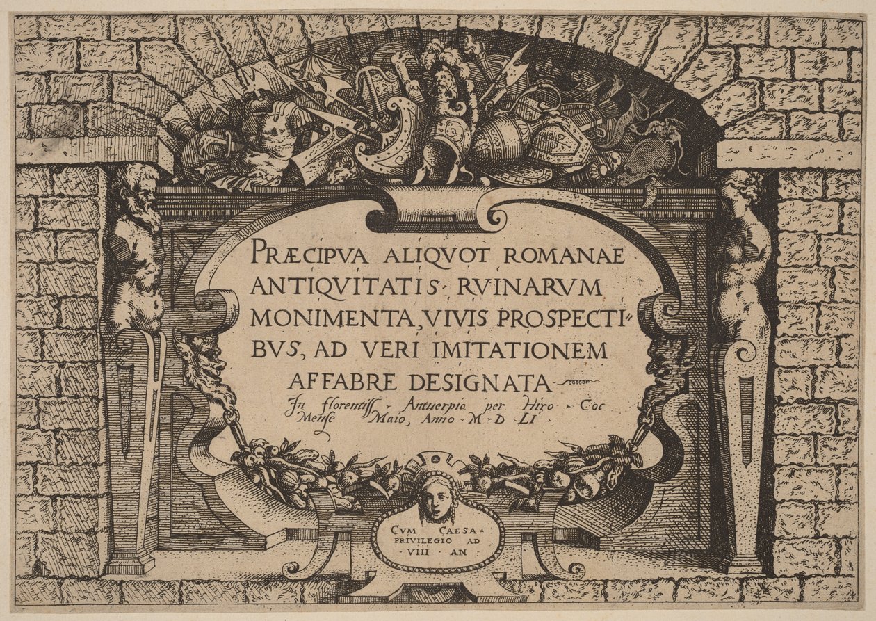 Página de rosto de Hieronymus Cock