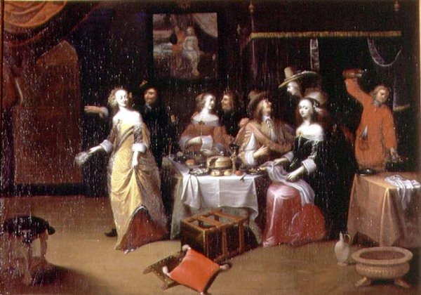 A reunião galante de Hieronymus Janssens