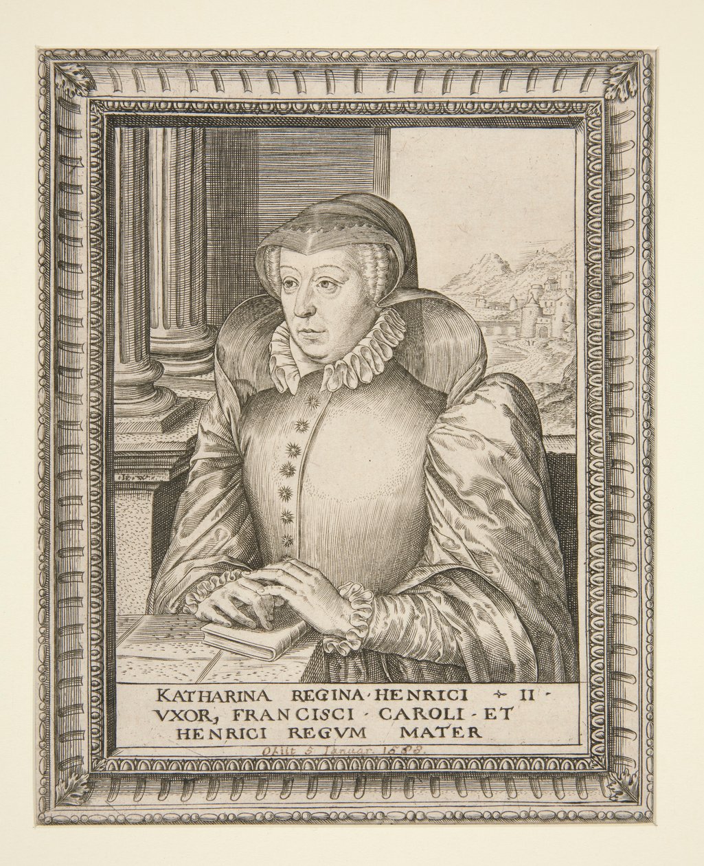 Catherine de Medici de Hieronymus Wierix