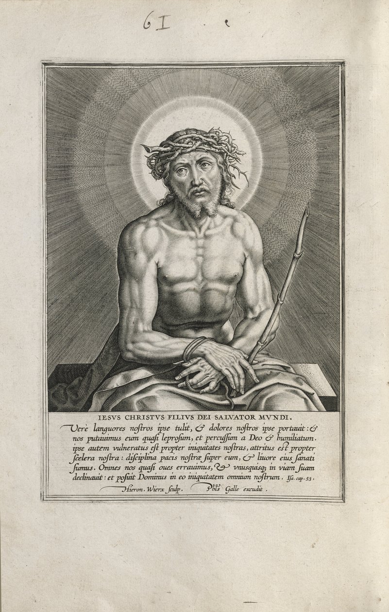 Eis o homem de Hieronymus Wierix