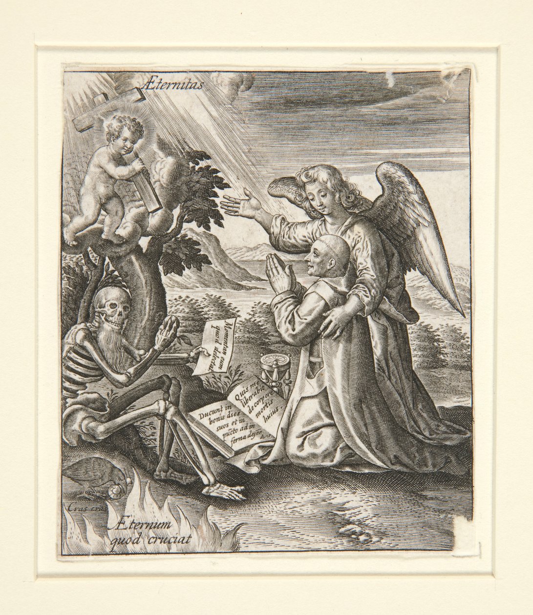 Anjo da guarda de Hieronymus Wierix