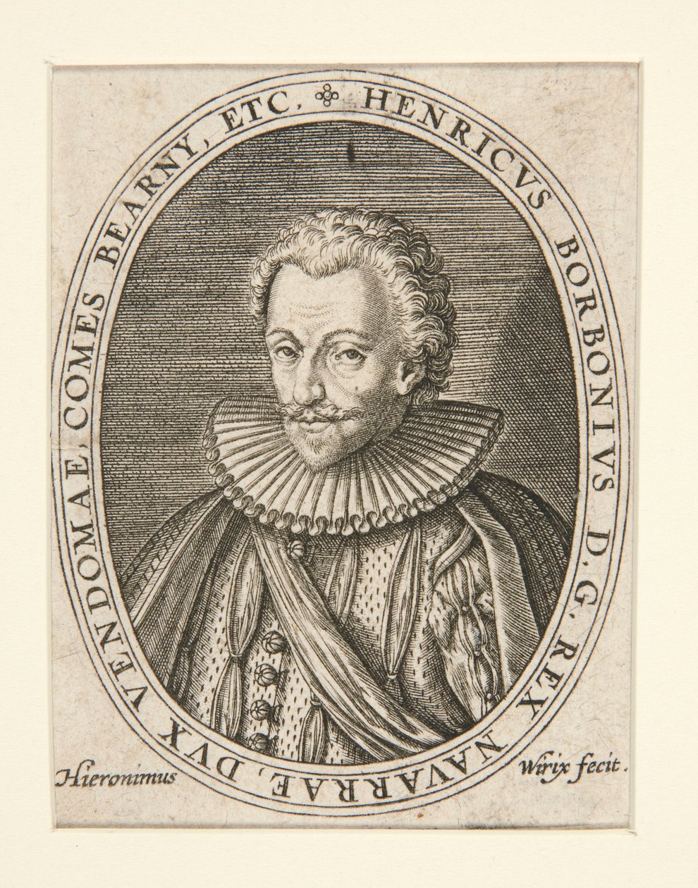 Rei Henrique IV de Hieronymus Wierix