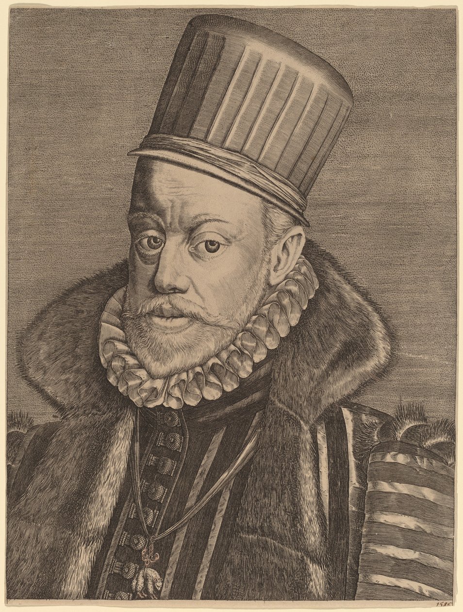 Filipe II de Espanha de Hieronymus Wierix