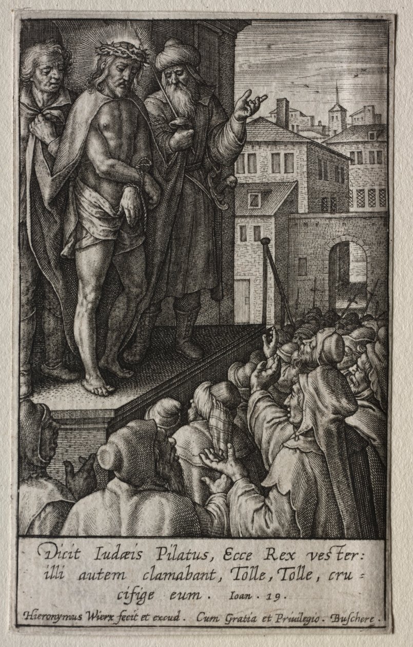 A Paixão: Ecce Homo de Hieronymus Wierix