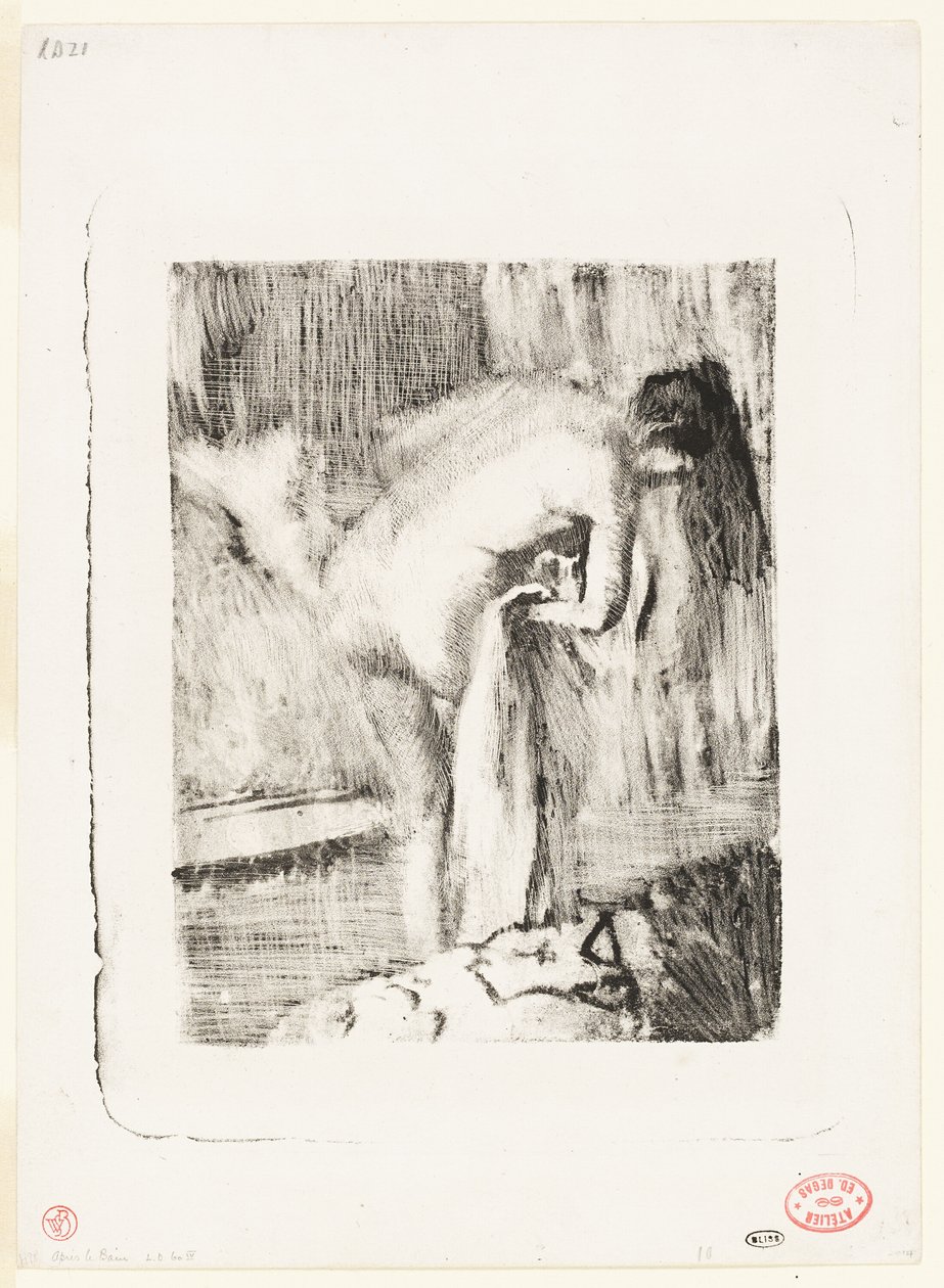 Depois do banho II de Hilaire Germain Edgar Degas