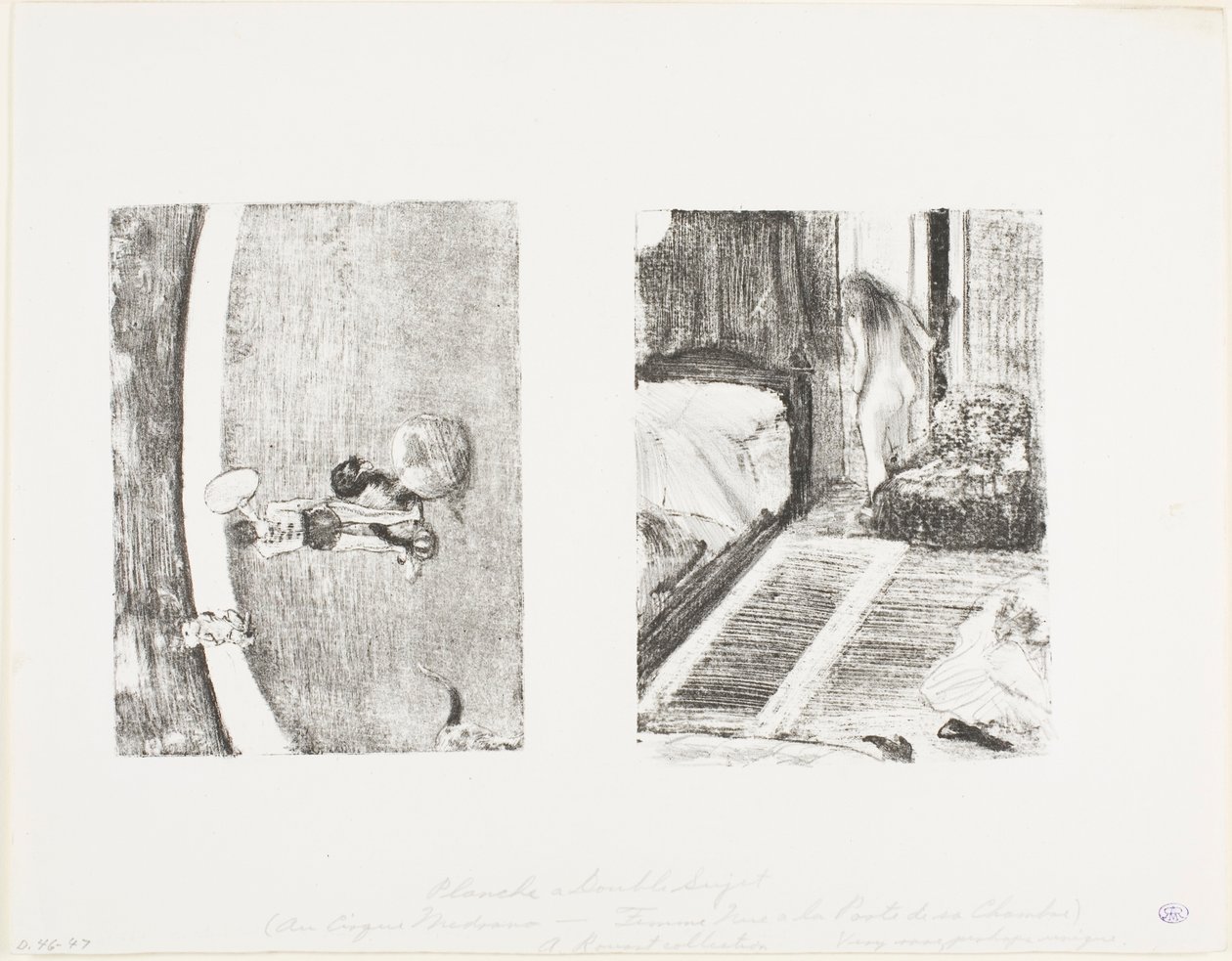 No Circo Fernando de Hilaire Germain Edgar Degas