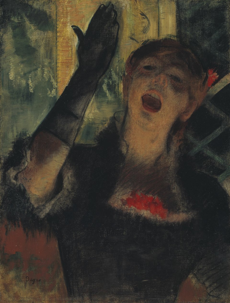 Café Singer de Hilaire Germain Edgar Degas