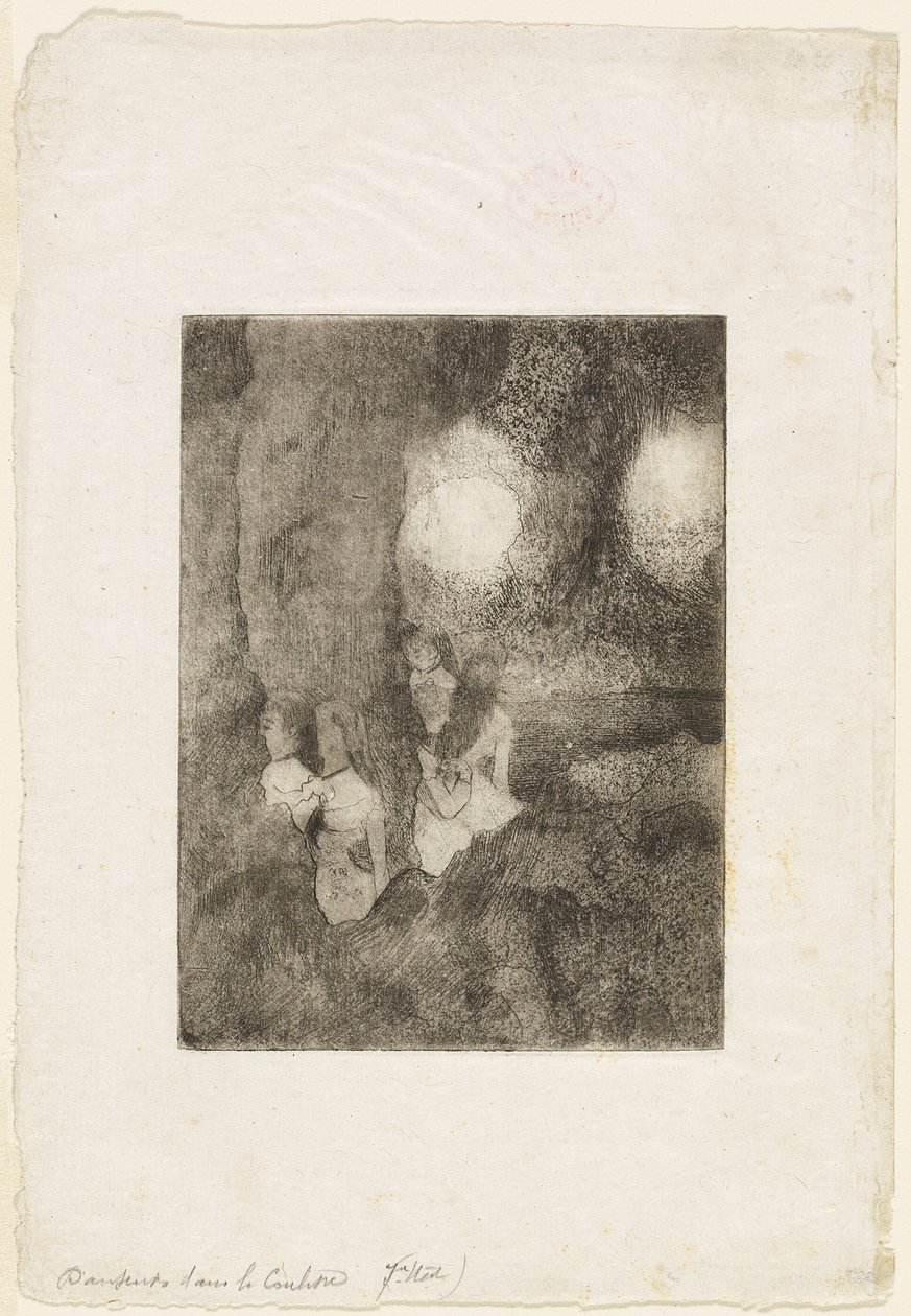 Dançarinos nas asas de Hilaire Germain Edgar Degas