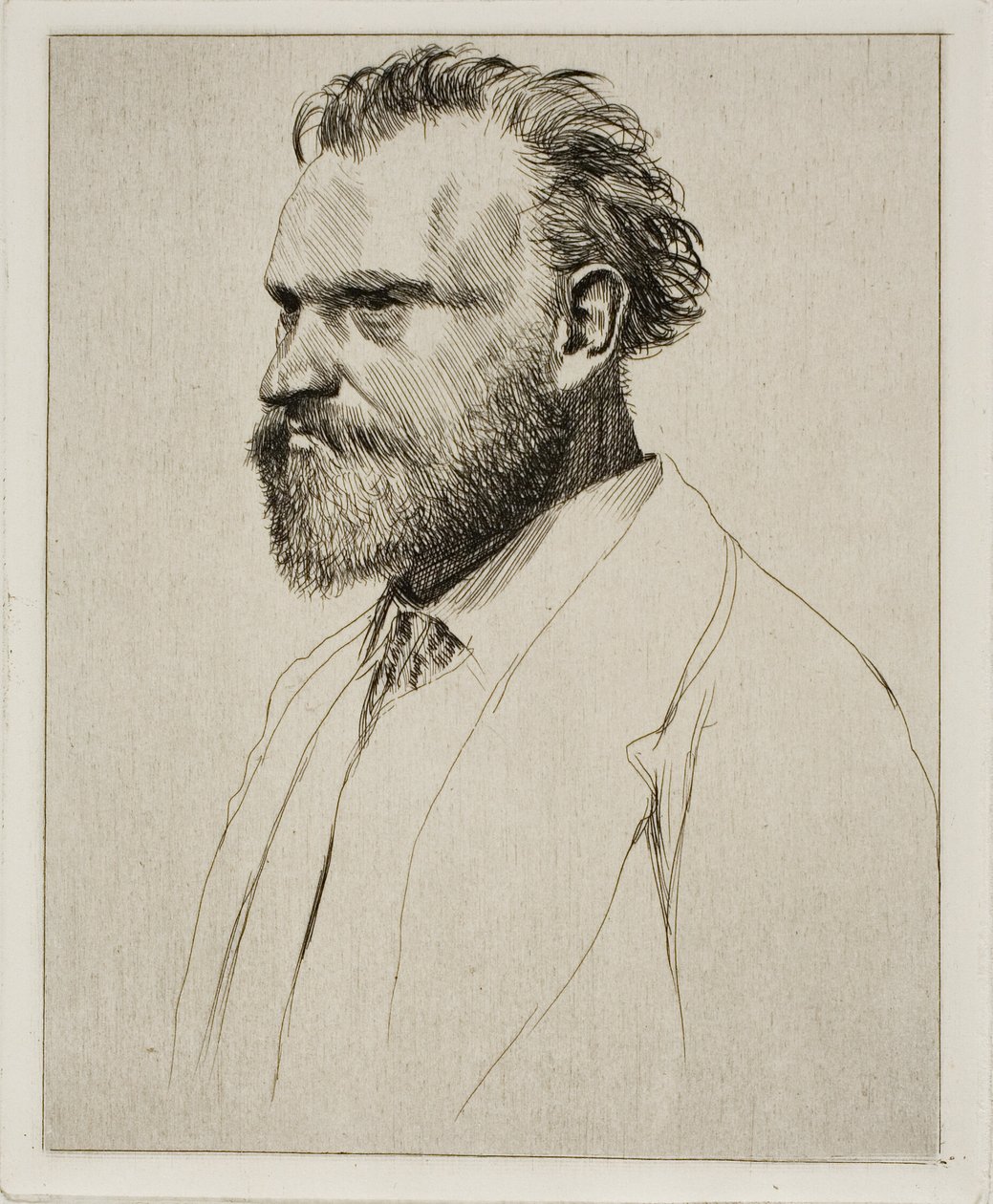 Edouard Manet, Retrato com busto de Hilaire Germain Edgar Degas