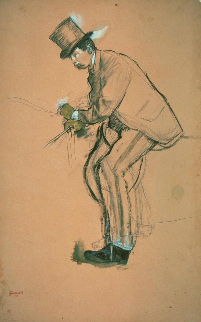 Cavaleiro cavalheiro de Hilaire Germain Edgar Degas
