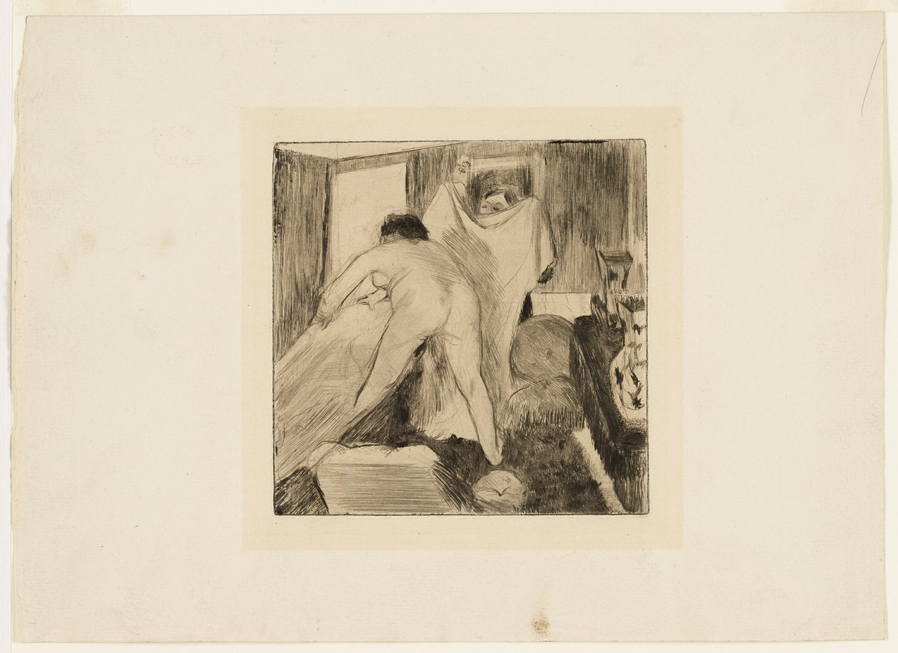 Sair do banho de Hilaire Germain Edgar Degas